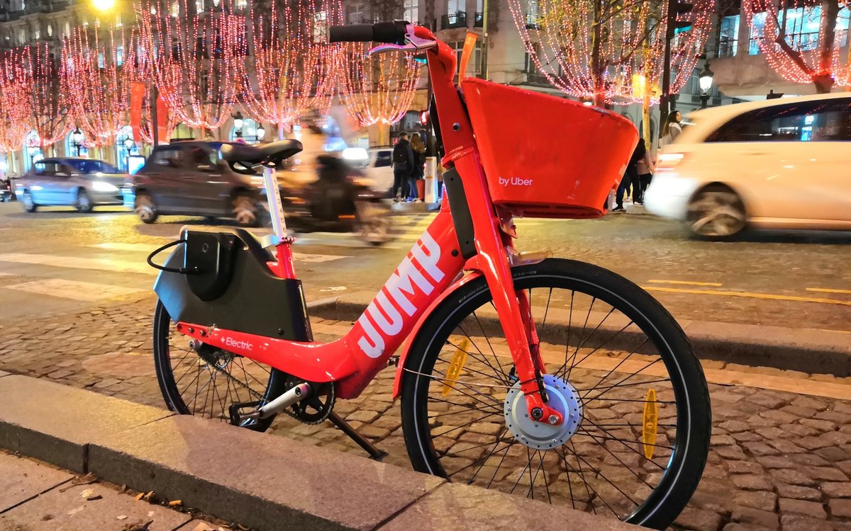 Un vélo électrique Jump by Uber (© Alexandre Boero pour Clubic)