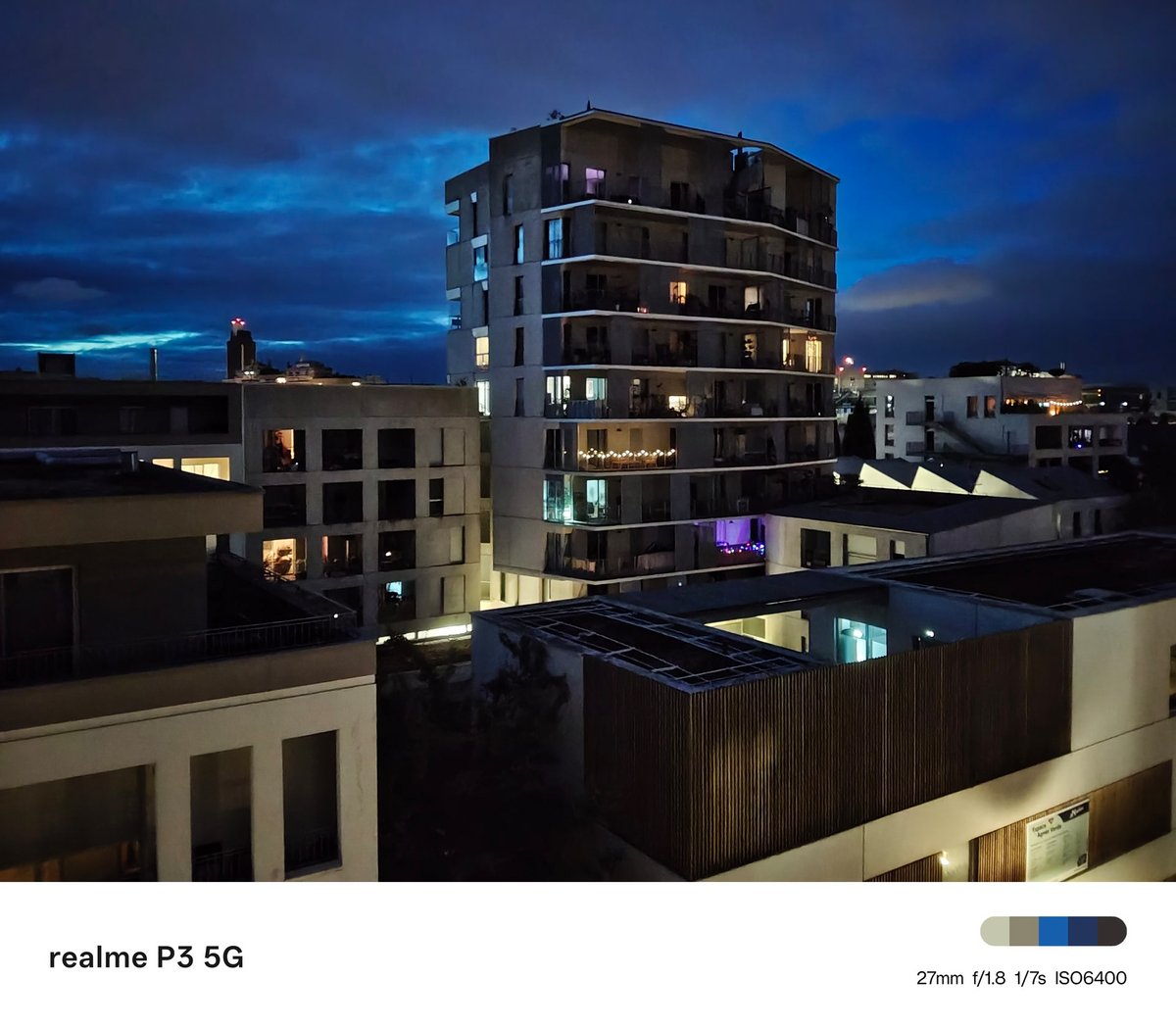 realme p3 test nuit