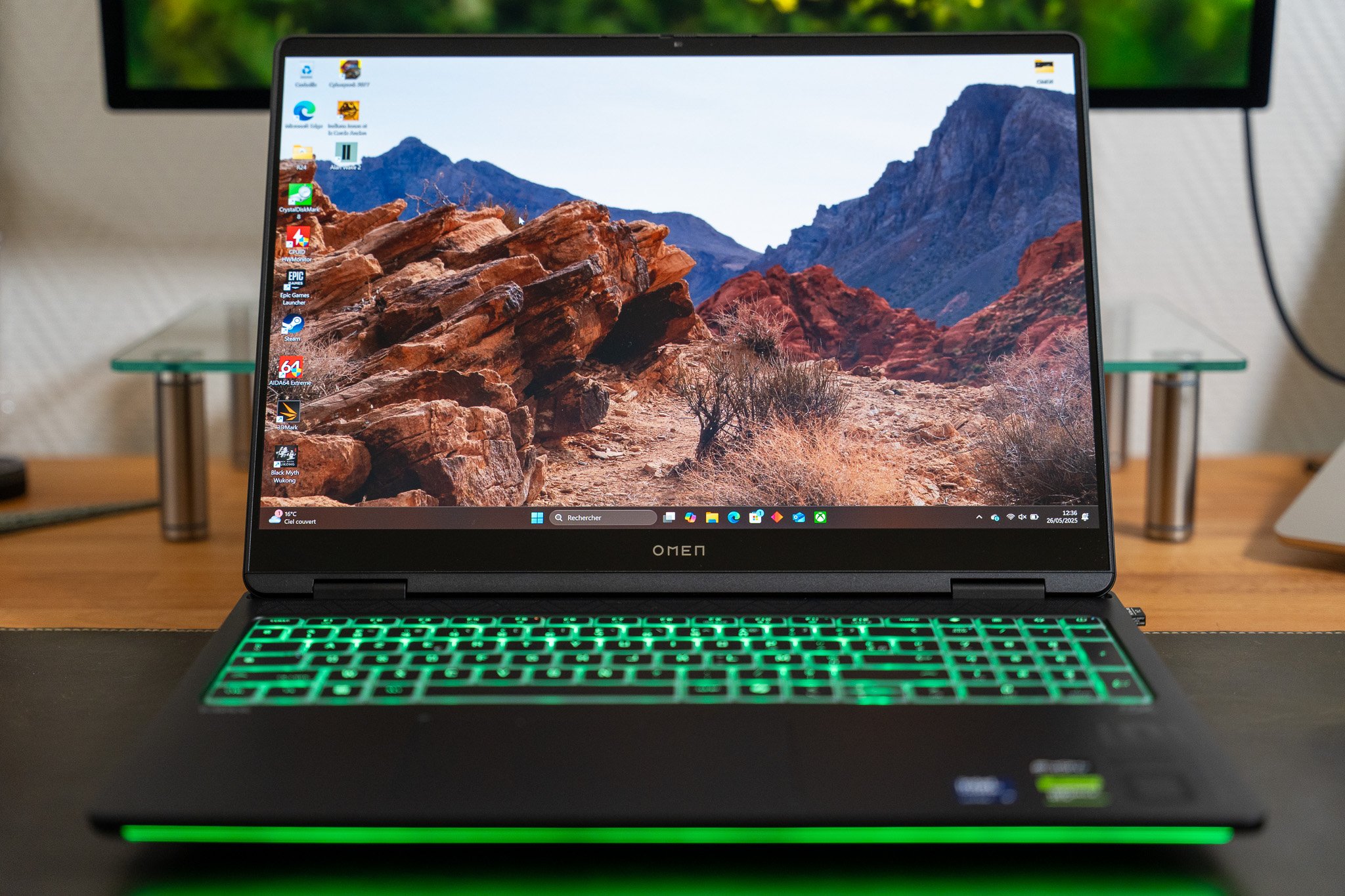 Photo du HP OMEN Max 16 prise lors de notre test © Clubic