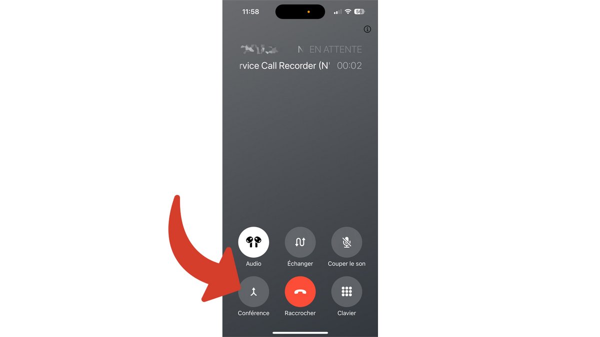 Activer mode conférence de l'iPhone © Clubic