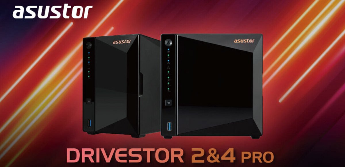 Deux modèles de Drivestor Pro existent : le 2 baies et le 4 baies © Asustor