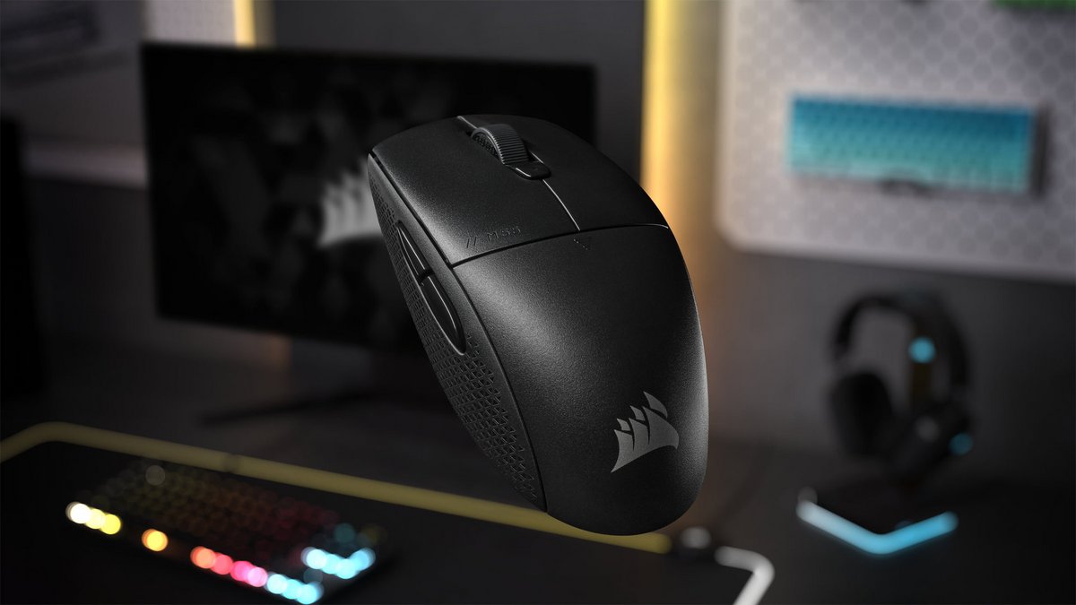 La M55 Wireless, une belle petite souris, très ergonomique © Corsair