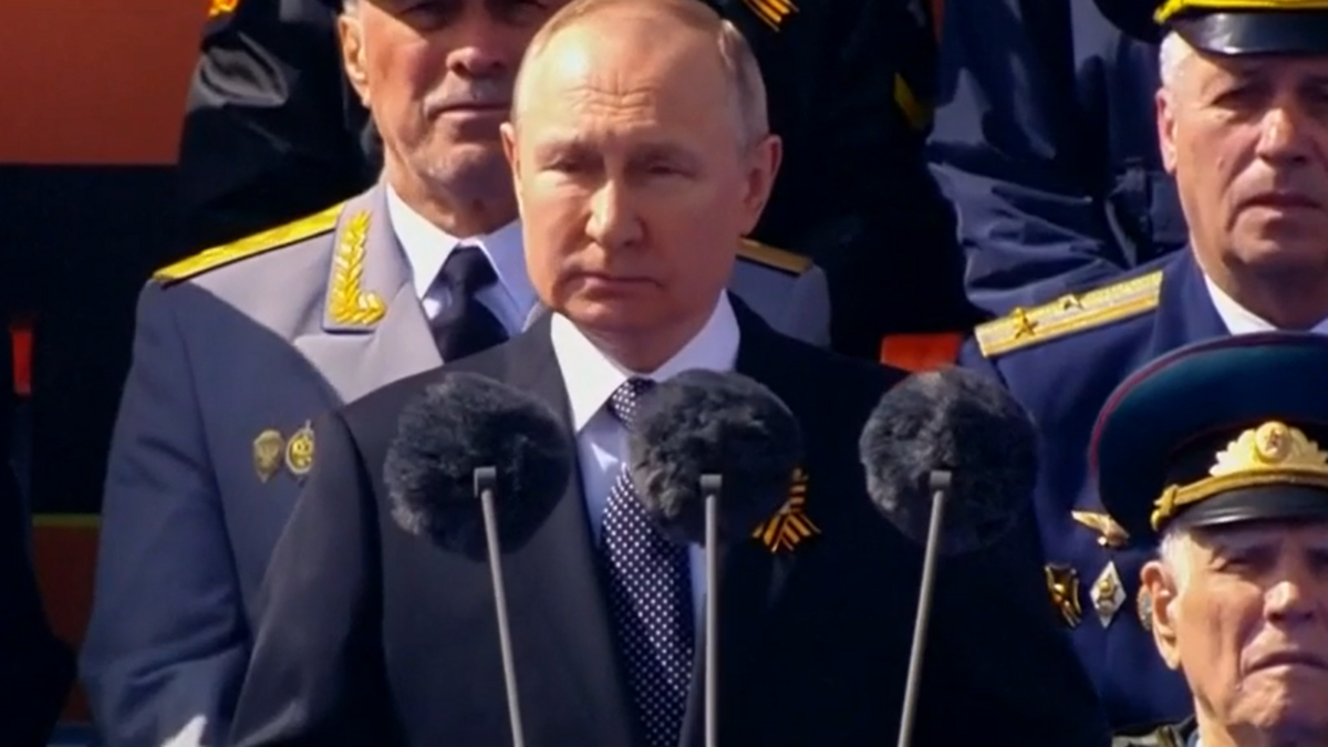 © Capture d'écran du discours de Vladimir Poutine, le 9 mai 2022