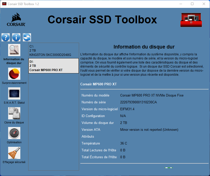 Corsair MP600 Pro XT