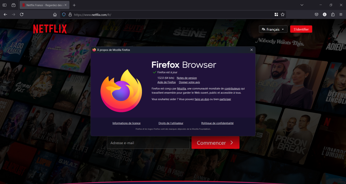 Firefox 132 prend désormais en charge la 4K sur Windows pour les services de streaming populaires © Clubic