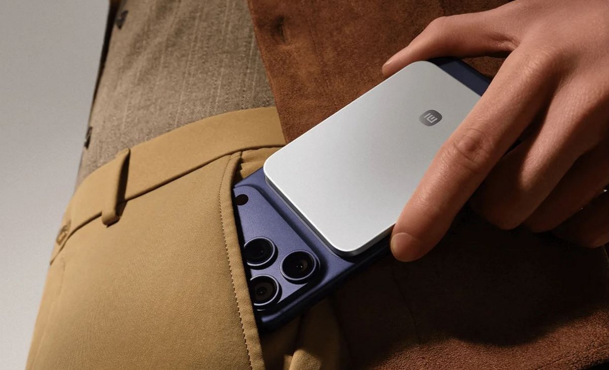 La batterie Xiaomi est magnétique et compatible avec la recharge sans-fil. ©Xiaomi