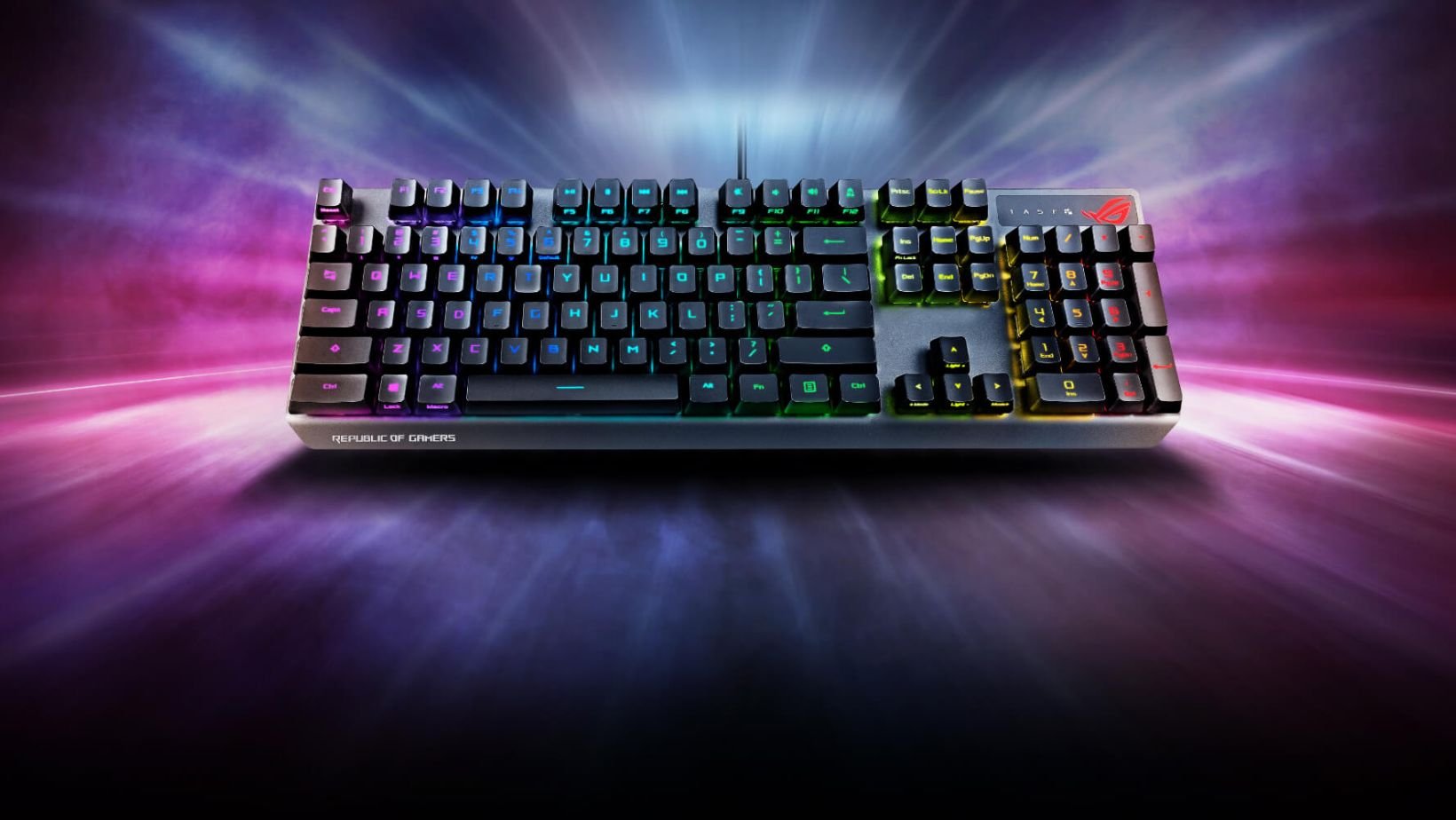 Le clavier gamer Asus ROG Strix Scope RX