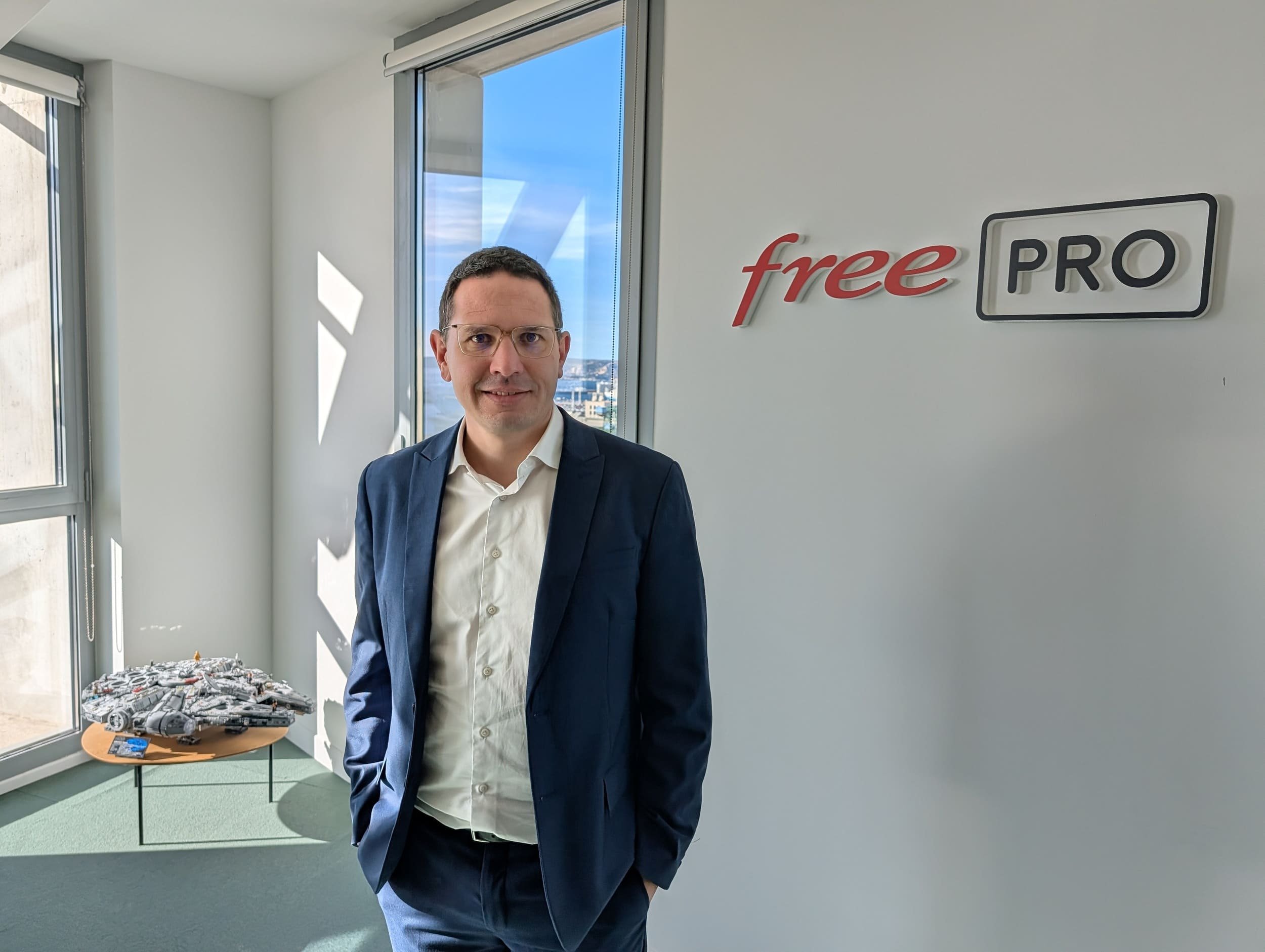 Rémy Cadeau, directeur des activités grandes entreprises chez Free Pro. © Alexandre Boero / Clubic