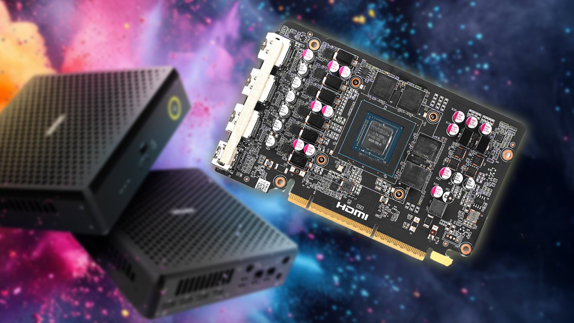 Intégrée au mini-PC Magnus, cette GeForce RTX 5060 Ti est alimentée par le port PCIe. ©Wccftech