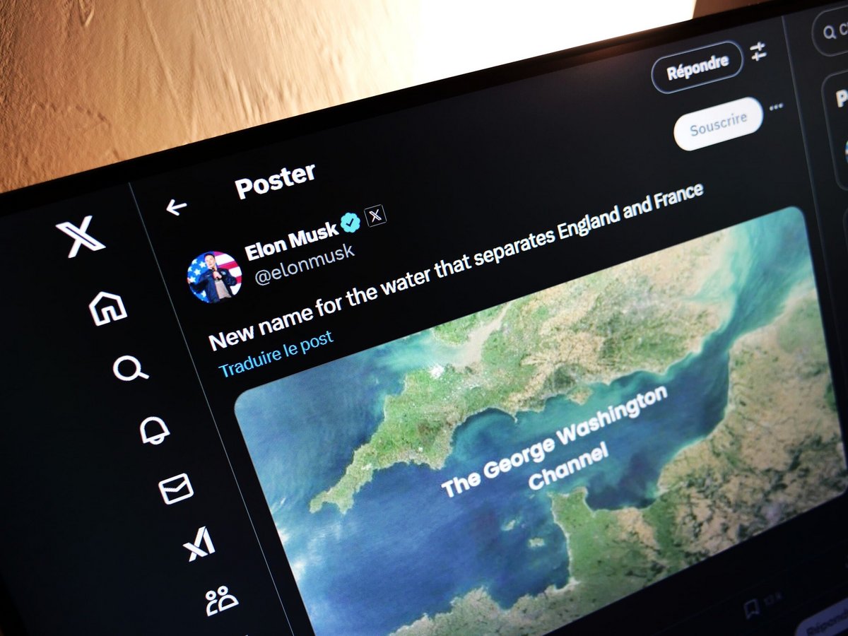 Voilà qu'Elon Musk renomme La Manche © Alexandre Boero / Clubic