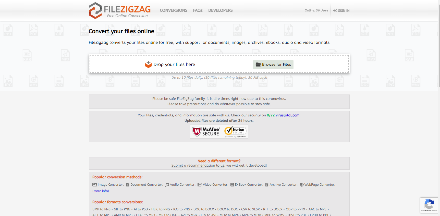 FileZigZag Accueil