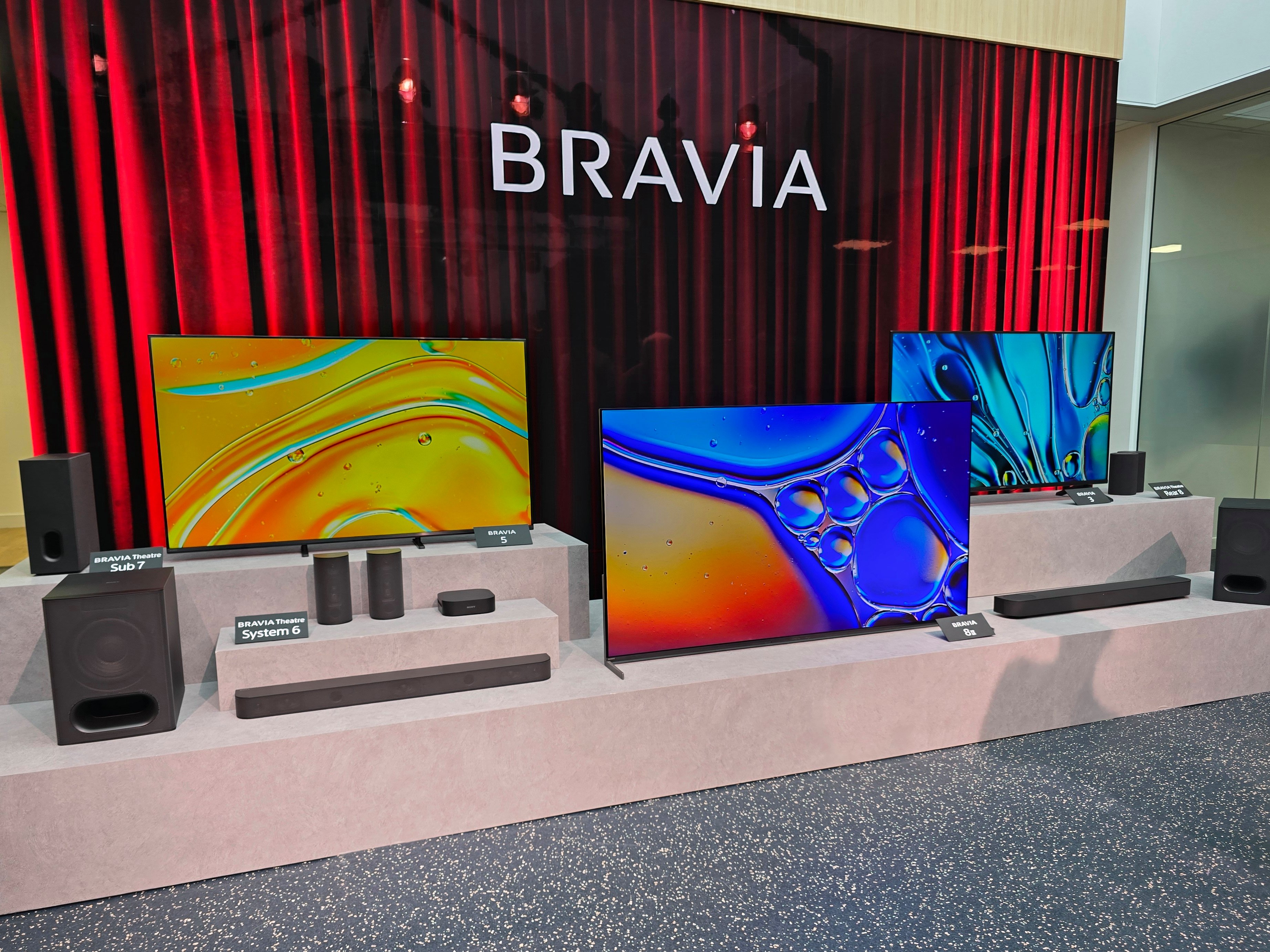 Les Bravia 8II, Bravia 5 et Bravia 3 sont maintenant disponibles. © Matthieu Legouge