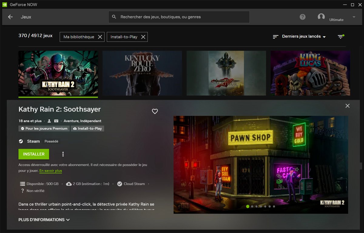 NVIDIA GeForce NOW Install-to-Play