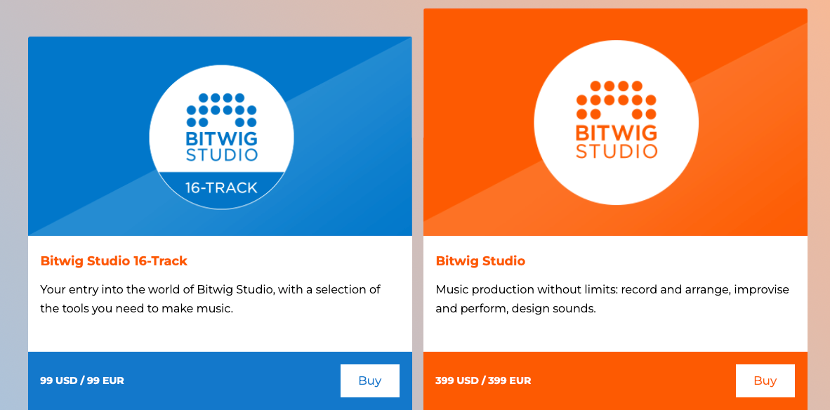 Bitwig Studio Screen 3