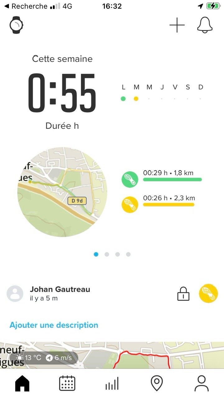 Suunto - Menu principal