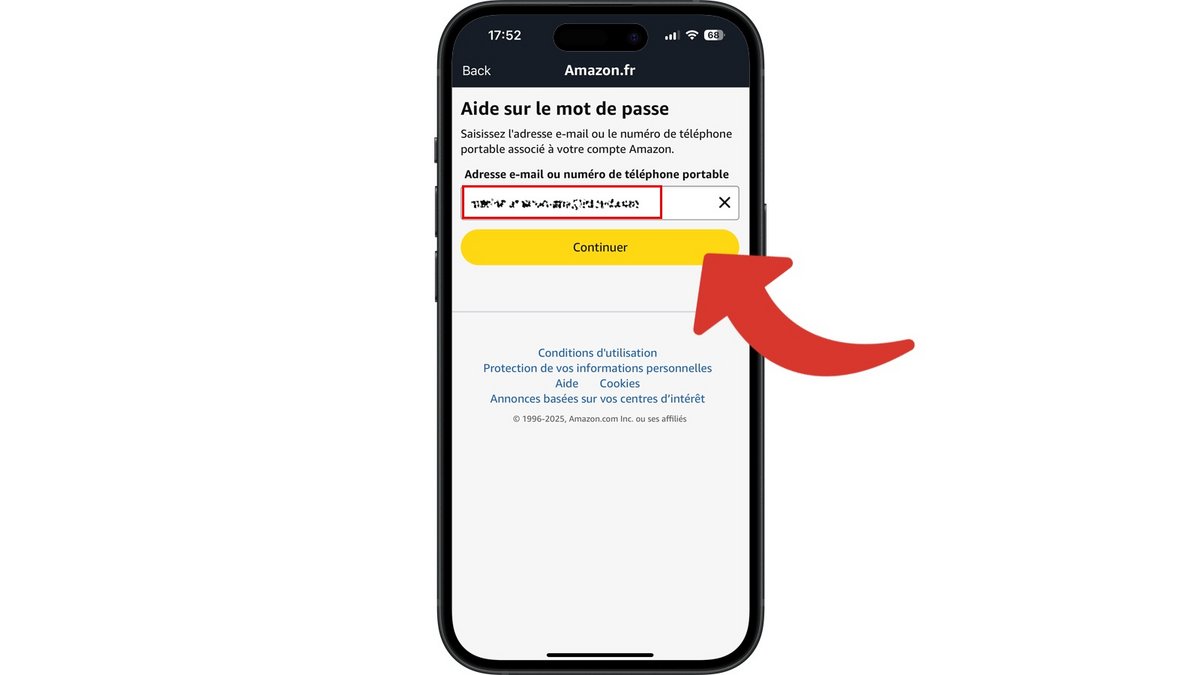 Entrer votre adresse e-mail ou numéro de téléphone © Clubic