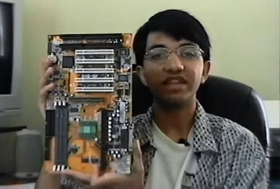 Anand Lal Shimpi, fondateur d'AnandTech, en juin 1998 © AnandTech