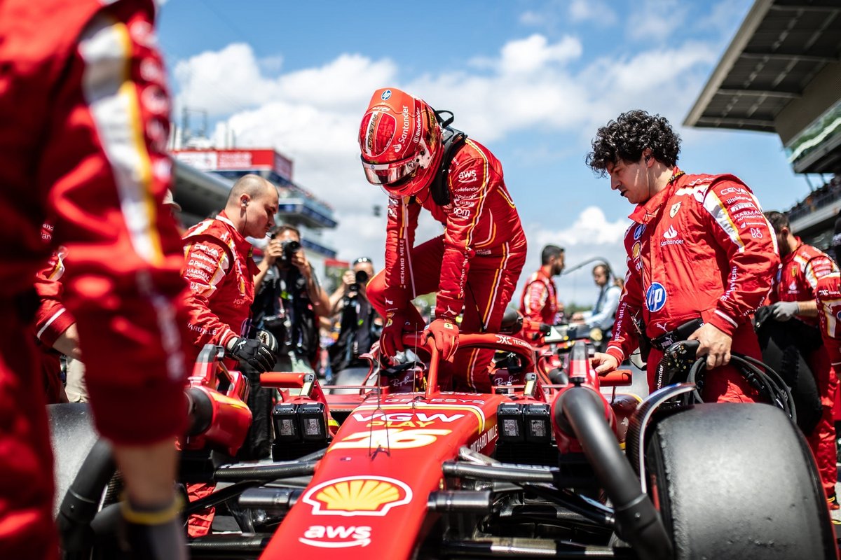 Charles Leclerc, lors du Grand Prix d’Espagne de Formule 1, le 23 juin 2024 © cristiano barni / Shutterstock.com