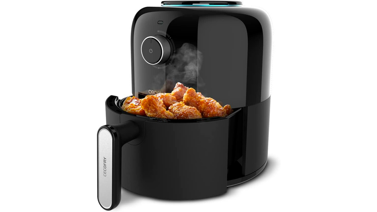 La friteuse à air chaud Cecotec Cecofry Pixel 2500 et sa cuve compacte de 2,5 litres