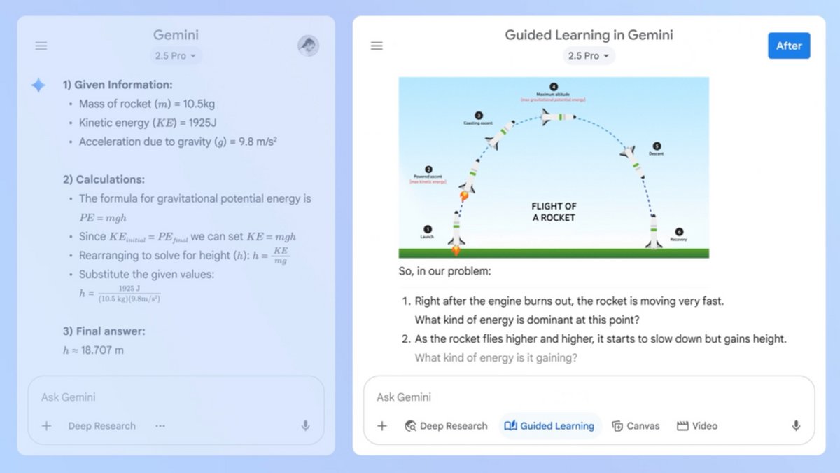 Un nouveau mode pour faciliter les apprentissages. ©Google