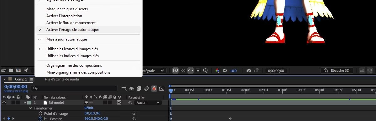 After Effects intègre des outils 3D complets pour modéliser, animer et texturer des objets, permettant de créer des scènes immersives avec lumières, ombres et mouvements de caméra réalistes - © Adobe