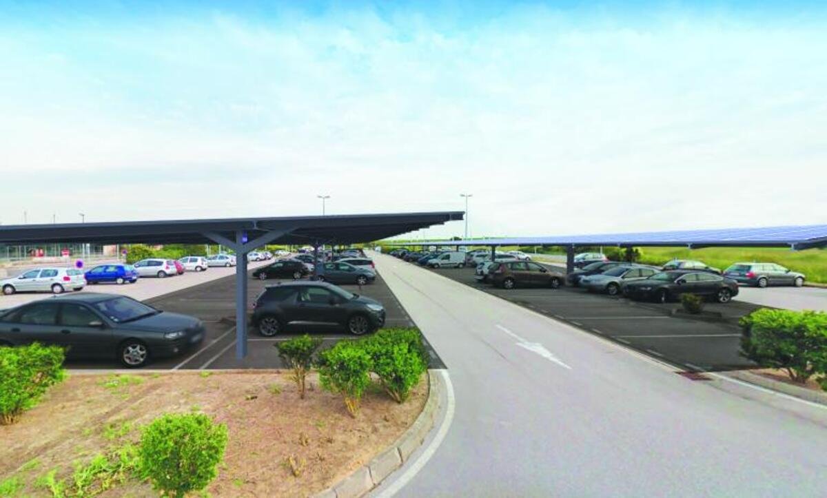 Le futur parking de la gare de Calais (© Tenergie)