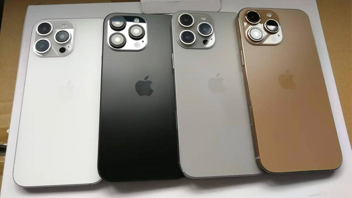 Les couleurs du prochain iPhone 16 Pro dévoilées © Sonny Dickson sur X