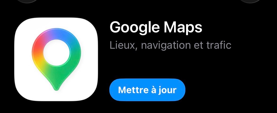 La nouvelle icône Google Maps sur mobile. © Google / Capture d'écran Clubic
