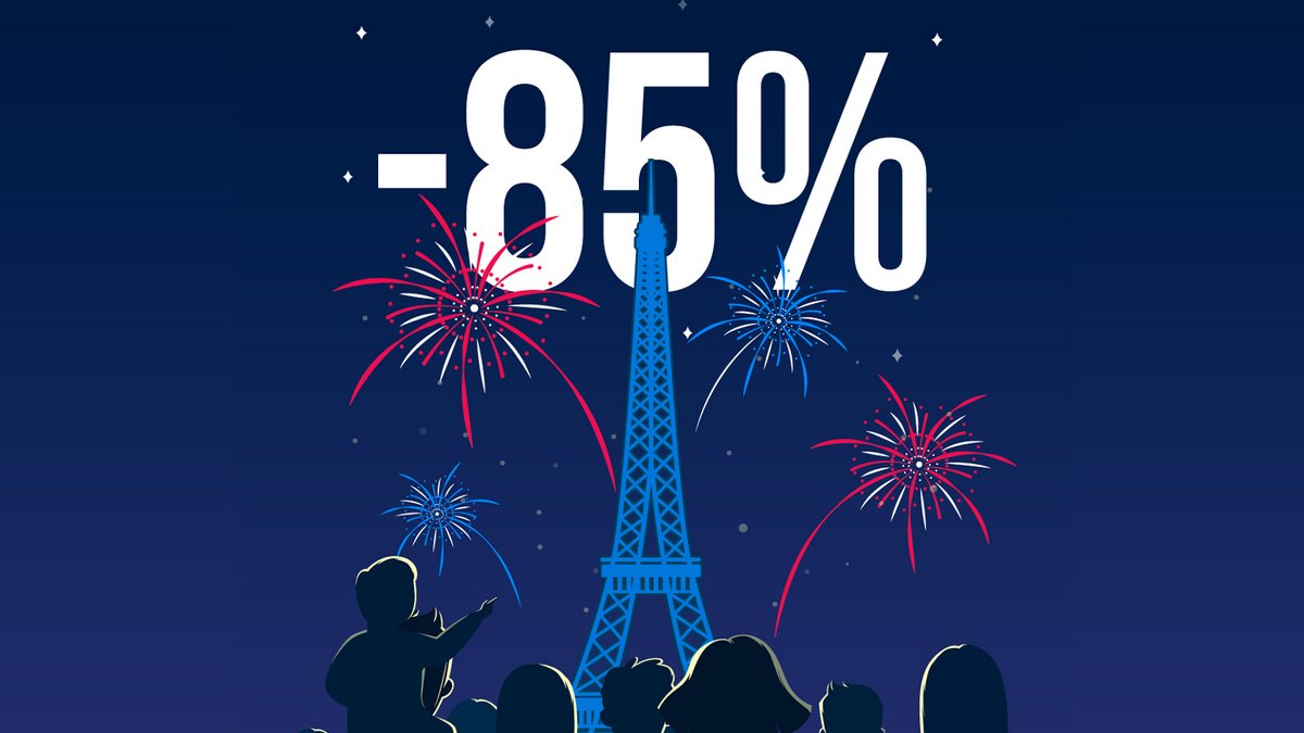 La fête nationale avec pCloud c'est une offre à -85% !