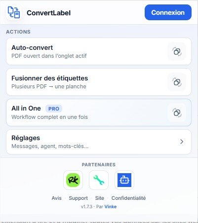 Conversion Label Télécharger ConvertLabel (gratuit) Web - Clubic