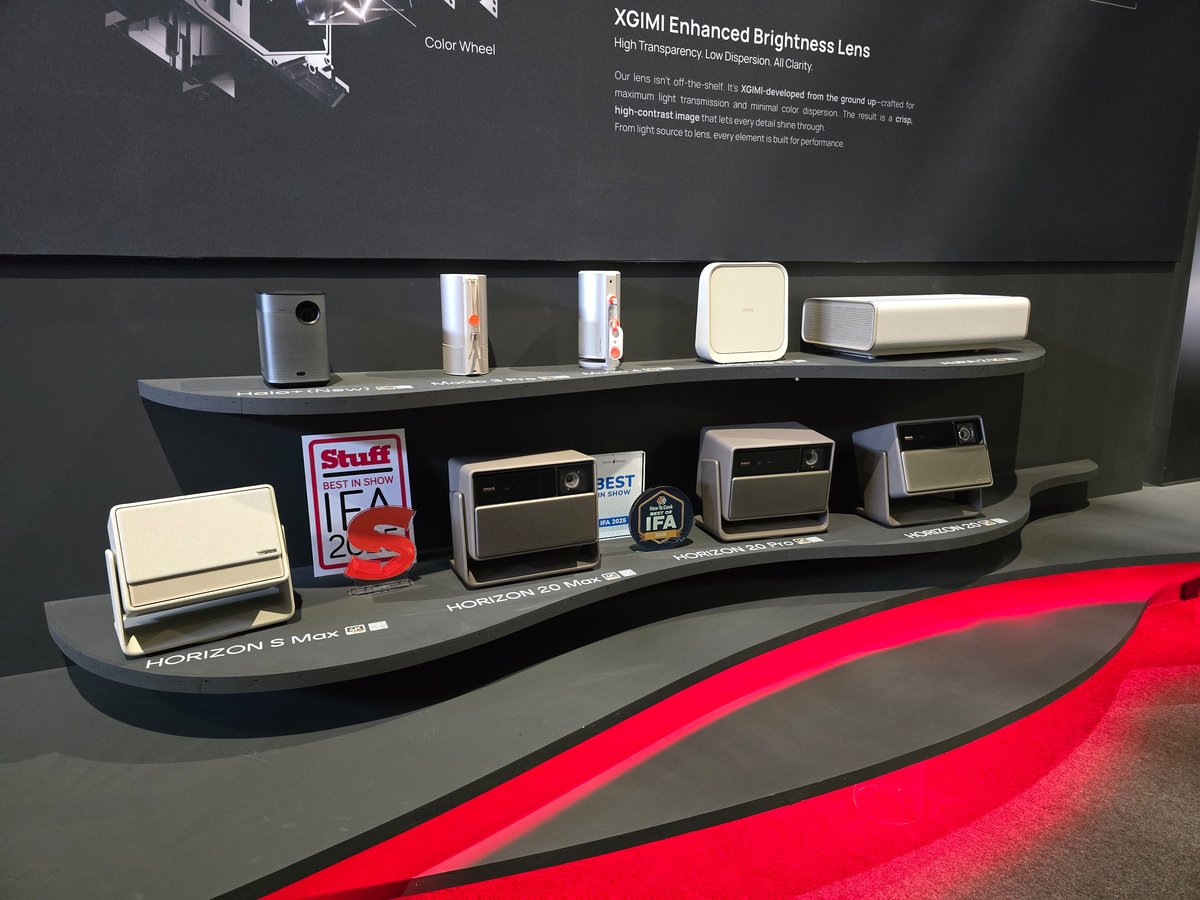  Le Horizon S Max et son design vintage en bas à gauche avec, à ses côtés, les nouveaux Horizon 20. ©Matthieu Legouge