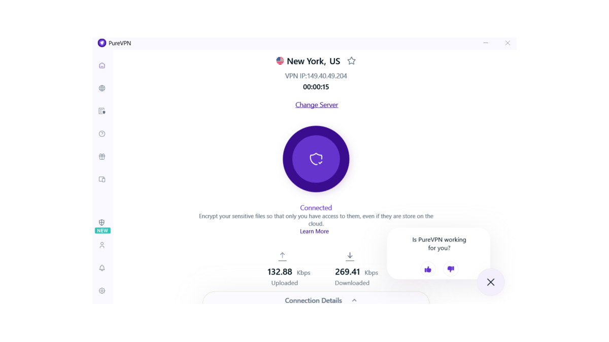 VPN connecté à un pays étranger © Pascale Duc pour Clubic