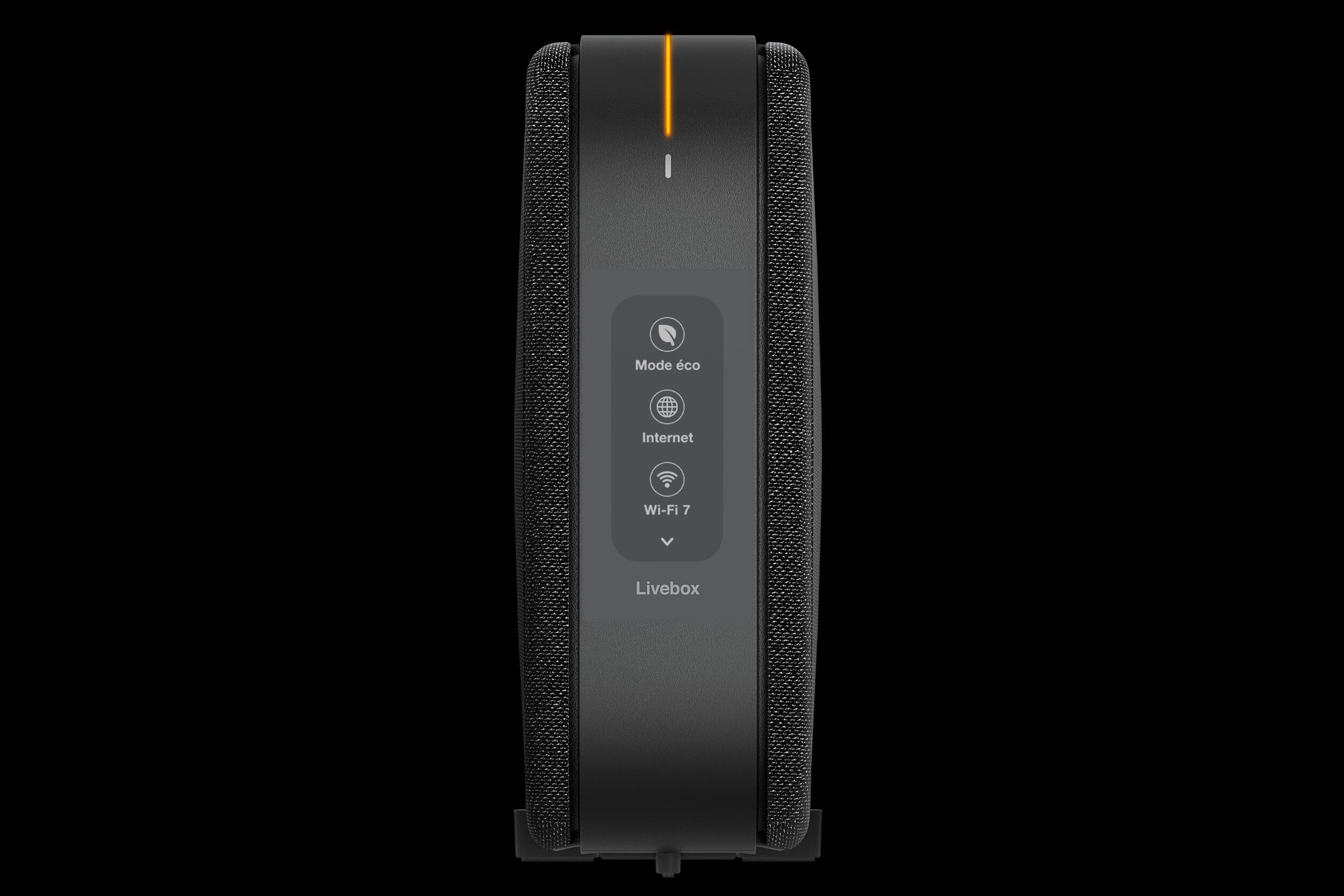 Voici la Livebox de face. © Orange