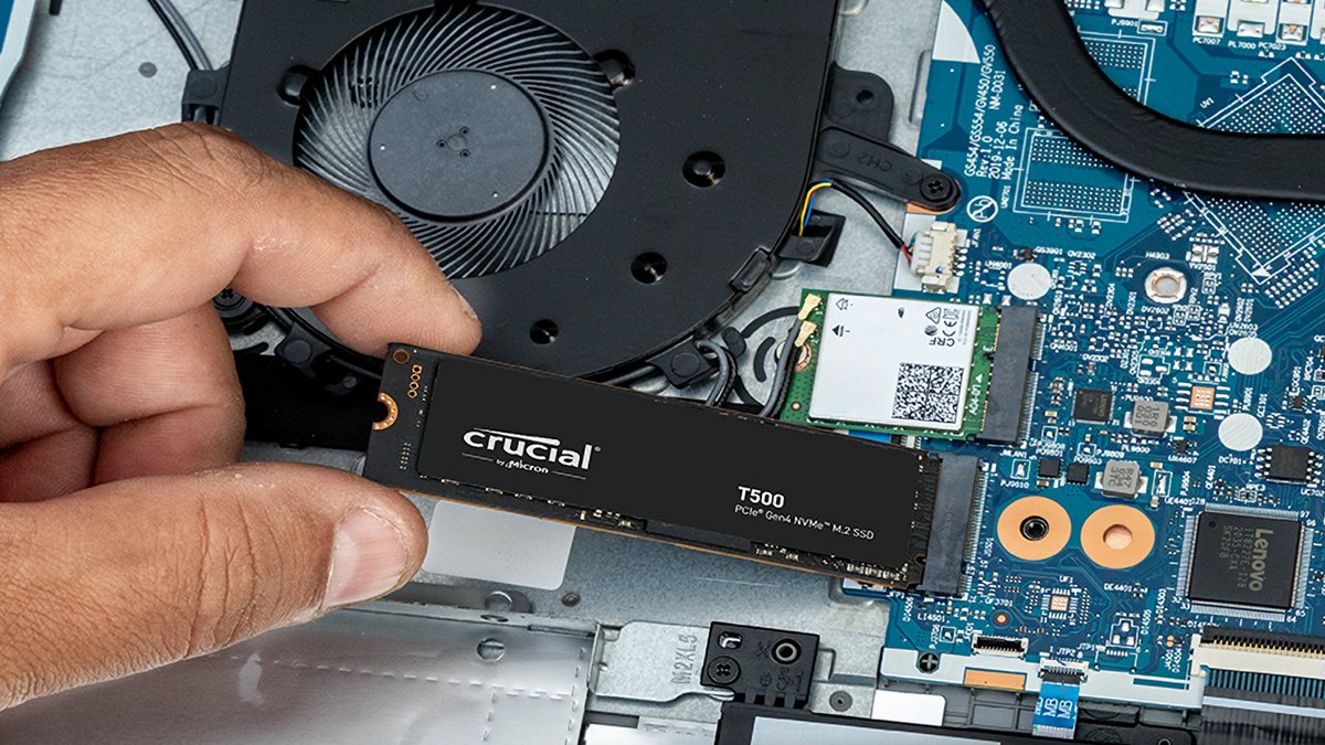 Le SSD Crucial T500 peut atteindre jusqu'à 7300 Mo/s