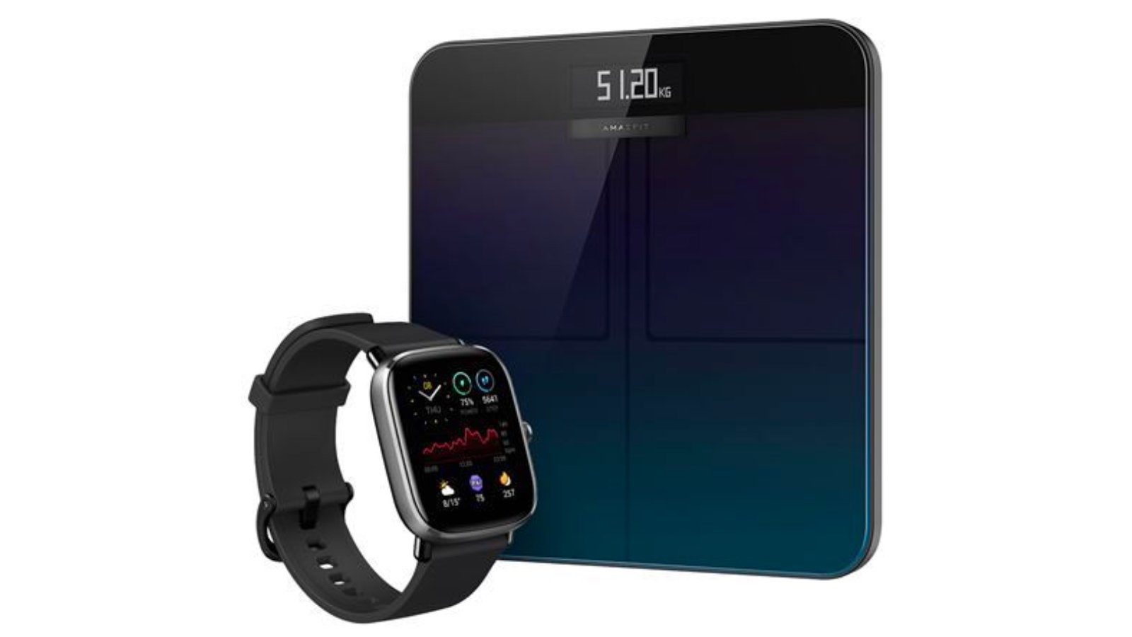 Pack montre connectée + balance connectée Amazfit