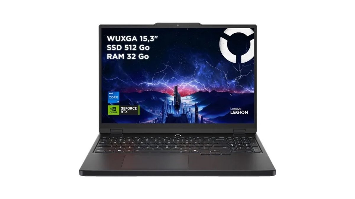 32Go de DDR5 et une RTX 5070 font partie de ce Lenovo Legion 5 15i ©Cdiscount