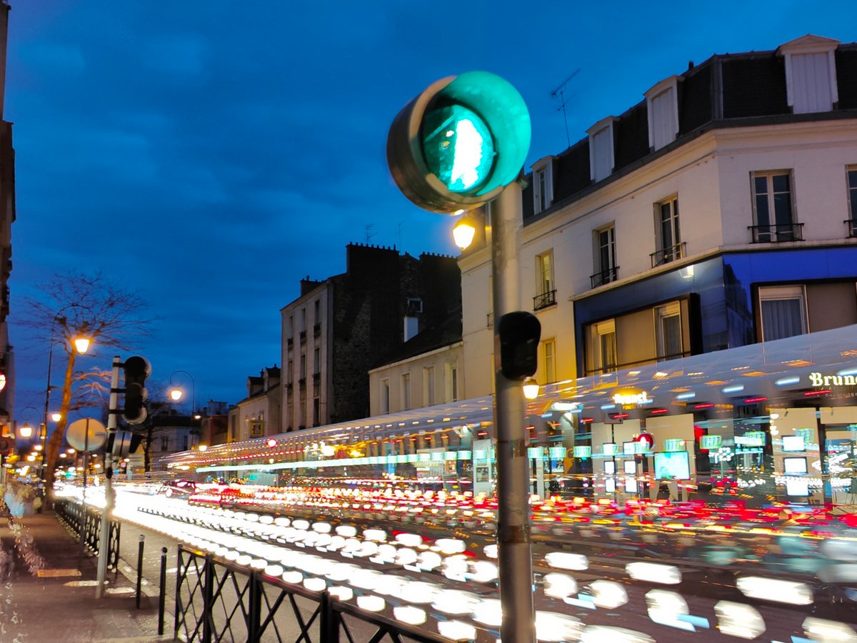 Le mode pause longue autorise la réalisation d'images créatives