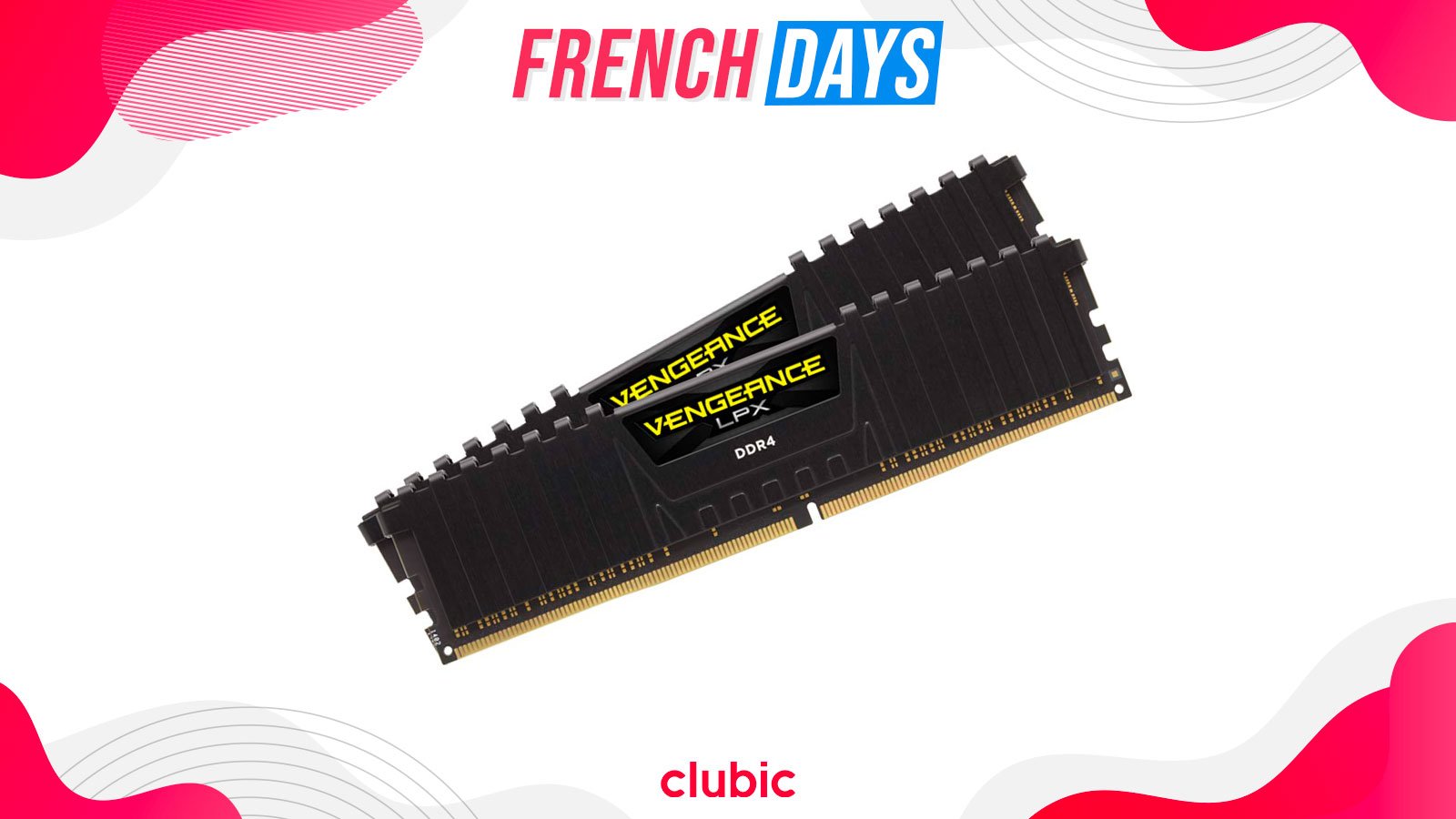 La Corsair Vengeance LPX : baisse de prix sur ces barrettes de RAM