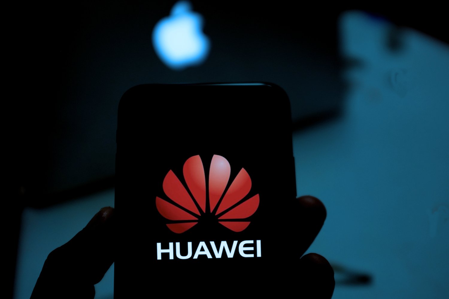 Le logo de Huawei. ©DANIEL CONSTANTE / Shutterstock