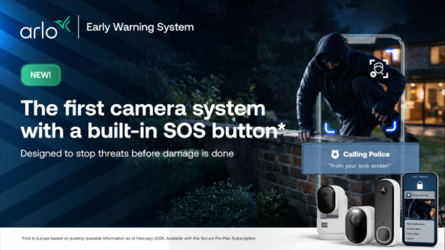 Appeler la police directement depuis une alerte Arlo, ce sera possible à compter du 30 mars. ©Arlo