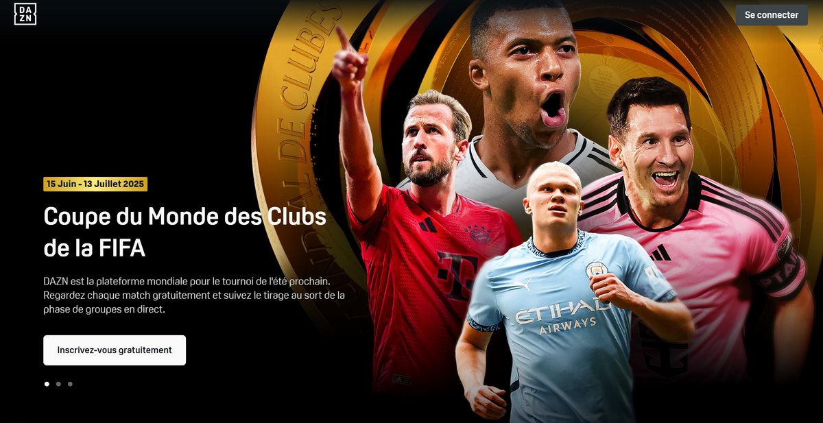 L'été prochain, DAZN diffusera gratuitement la coupe du monde des clubs © Capture d'écran - Clubic