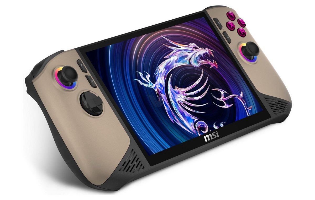 Avec la Claw 8 AI+, MSI repense le châssis de sa console portable © VideoCardz