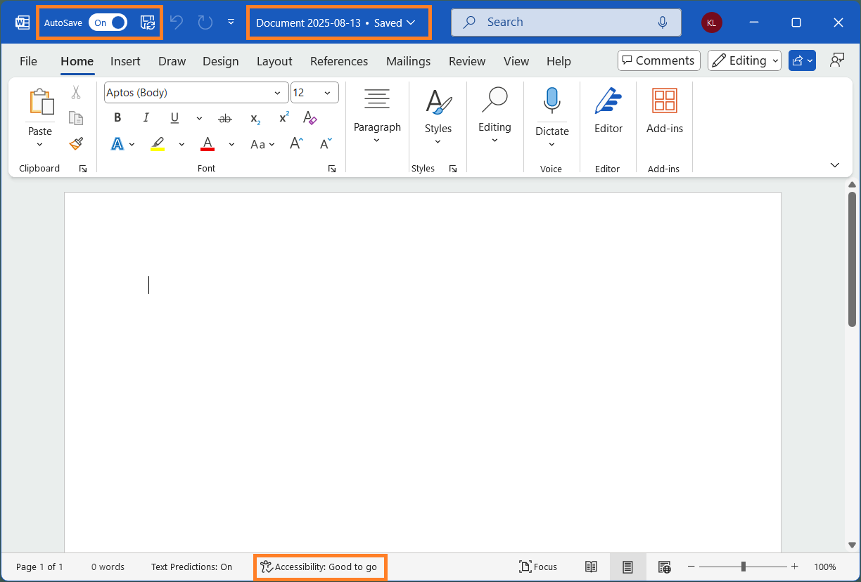 Microsoft Word - Enregistrement automatique ©Microsoft
