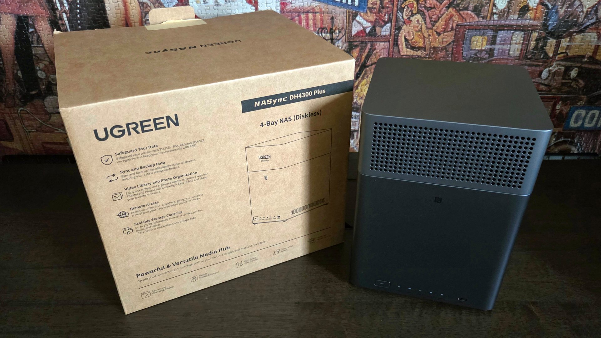 Le condtionnement « 100 % carton » propre à UGREEN. ©Nerces pour Clubic