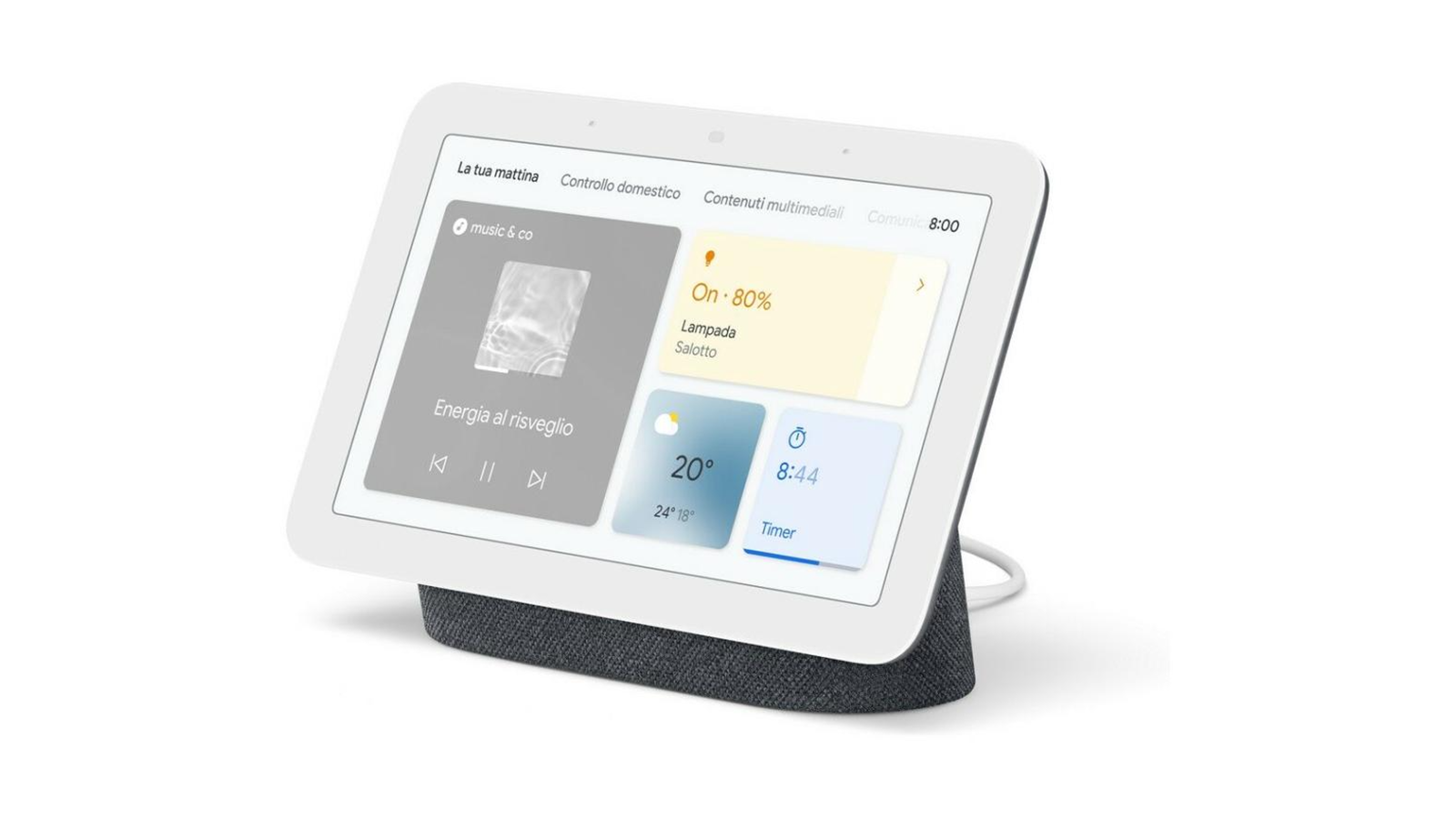 L'écran connecté Google Nest Hub 2nde génération