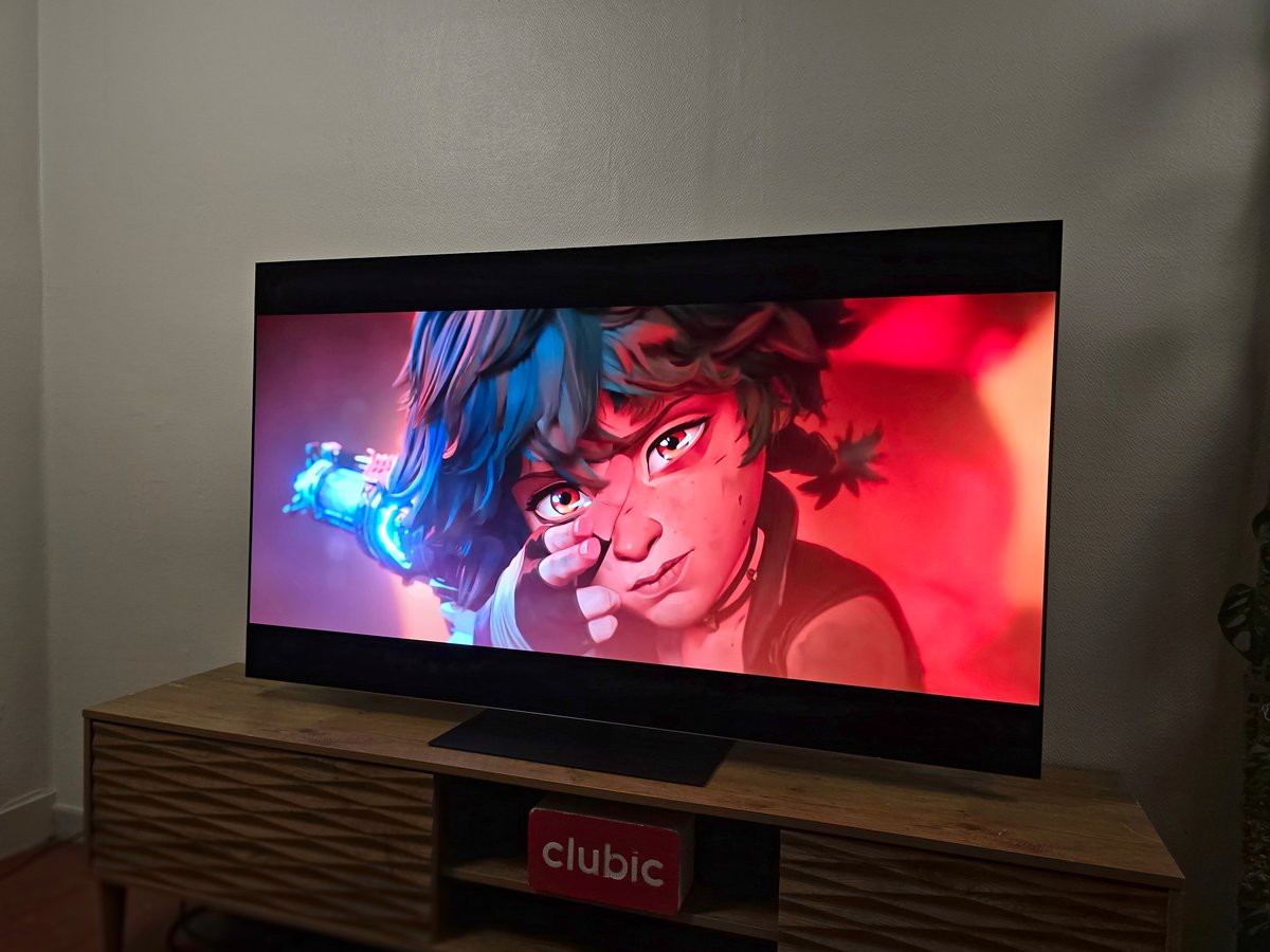 Les couleurs saturées des films d'animation sont presque aussi vibrantes que sur le S95F. © Matthieu Legouge