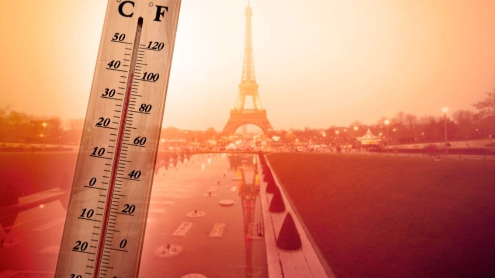 À Paris, le mercure a atteint 42 °C, et la minimale nocturne n'est pas descendue sous 26,4 °C - ©Melinda Nagy / Shutterstock