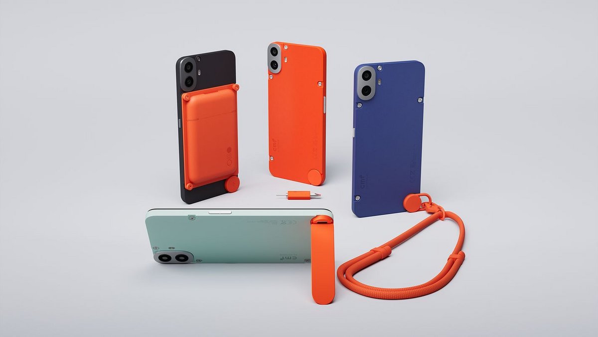 À l'arrière, une coque interchangeable et de quoi greffer aisément un accessoire © CMF