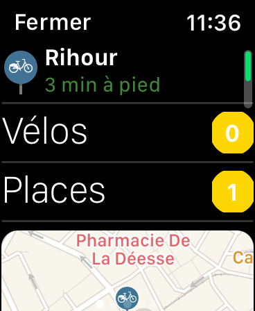 Sélec Apple Watch CityMapper