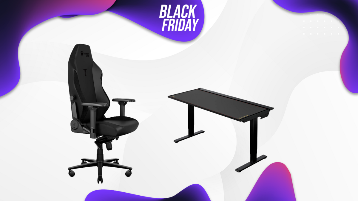 La chaise TITAN Evo est à 519 € pendant le Black Friday et le bureau MAGNUS Evo est à 849 €. © Clubic